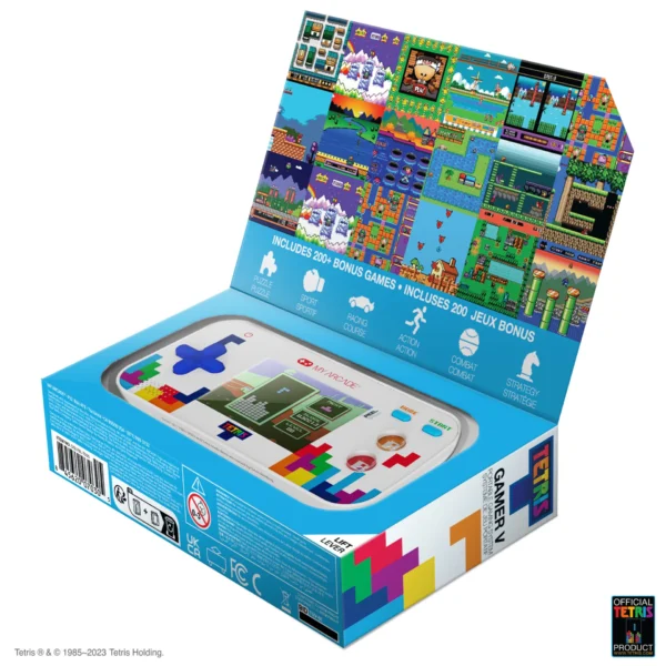Gamer V Tetris Portable Video Game System With 201 Games