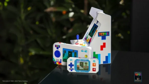 Pixel Pocket Tetris Hand Held Pocket Portable Gaming System With 10 Games